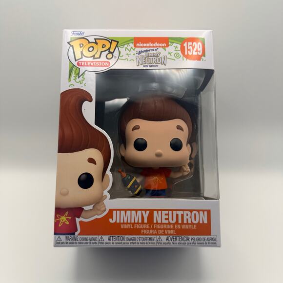 Jimmy Neutron #1529 – Nickelodeon Funko Pop (Light Shelf Wear) - Picture 1 of 6